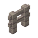 Poplar Fence.png: Inventory sprite for Poplar Fence in Minecraft as shown in-game linking to Poplar Fence with description: Poplar Fence