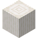 Quartz Pillar.png: Inventory sprite for Quartz Pillar in Minecraft as shown in-game linking to https://minecraft.wiki/w/Quartz_Pillar with description: Quartz Pillar