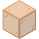 Orange Stained Glass.png: Inventory sprite for Orange Stained Glass in Minecraft as shown in-game linking to https://minecraft.wiki/w/Orange_Stained_Glass with description: Orange Stained Glass
