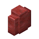 Polished Cinnabar Wall.png: Inventory sprite for Polished Cinnabar Wall in Minecraft as shown in-game linking to Polished Cinnabar Wall with description: Polished Cinnabar Wall