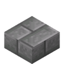 Stone Brick Slab.png: Inventory sprite for Stone Brick Slab in Minecraft as shown in-game linking to https://minecraft.wiki/w/Stone_Brick_Slab with description: Stone Brick Slab