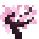 Cherry Sapling.png: Inventory sprite for Cherry Sapling in Minecraft as shown in-game linking to Cherry Sapling with description: Cherry Sapling