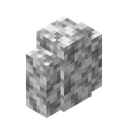 Diorite Wall.png: Inventory sprite for Diorite Wall in Minecraft as shown in-game linking to https://minecraft.wiki/w/Diorite_Wall with description: Diorite Wall