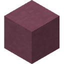 Purple Terracotta.png: Inventory sprite for Purple Terracotta in Minecraft as shown in-game linking to https://minecraft.wiki/w/Purple_Terracotta with description: Purple Terracotta