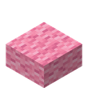 Pink Wool Slab.png: Inventory sprite for Pink Wool Slab in Minecraft as shown in-game linking to Pink Wool Slab with description: Pink Wool Slab