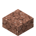 Granite Slab.png: Inventory sprite for Granite Slab in Minecraft as shown in-game linking to https://minecraft.wiki/w/Granite_Slab with description: Granite Slab
