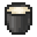 Milk Bucket.png: Inventory sprite for Milk Bucket in Minecraft as shown in-game linking to Milk Bucket with description: Milk Bucket