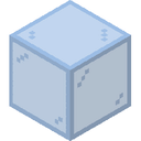 Light Blue Stained Glass.png: Inventory sprite for Light Blue Stained Glass in Minecraft as shown in-game linking to https://minecraft.wiki/w/Light_Blue_Stained_Glass with description: Light Blue Stained Glass