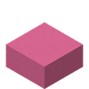 Pink Concrete Slab.png: Inventory sprite for Pink Concrete Slab in Minecraft as shown in-game with description: Pink Concrete Slab