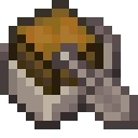 Poplar Boat with Chest.png: Inventory sprite for Poplar Boat with Chest in Minecraft as shown in-game linking to https://minecraft.wiki/w/Poplar_Boat_with_Chest with description: Poplar Boat with Chest