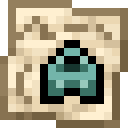 Ocean Monument Map.png: Inventory sprite for Ocean Monument Map in Minecraft as shown in-game with description: Ocean Monument Map