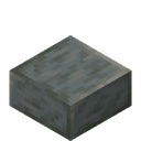 Polished Tuff Slab.png: Inventory sprite for Polished Tuff Slab in Minecraft as shown in-game linking to https://minecraft.wiki/w/Polished_Tuff_Slab with description: Polished Tuff Slab