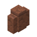Red Sandstone Wall.png: Inventory sprite for Red Sandstone Wall in Minecraft as shown in-game linking to https://minecraft.wiki/w/Red_Sandstone_Wall with description: Red Sandstone Wall