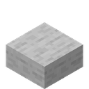 Smooth Quartz Slab.png: Inventory sprite for Smooth Quartz Slab in Minecraft as shown in-game linking to https://minecraft.wiki/w/Smooth_Quartz_Slab with description: Smooth Quartz Slab