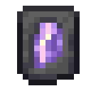 Smithing Trim Color (Amethyst Material).png: Inventory sprite for Smithing Trim Color (Amethyst Material) in Minecraft as shown in-game linking to Smithing Trim Color (Amethyst Material) with description: Smithing Trim Color (Amethyst Material)