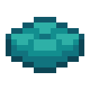 Cyan Cushion.png: Inventory sprite for Cyan Cushion in Minecraft as shown in-game linking to Cyan Cushion with description: Cyan Cushion