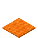 Orange Carpet.png: Inventory sprite for Orange Carpet in Minecraft as shown in-game linking to Orange Carpet with description: Orange Carpet