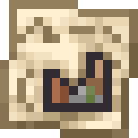 Trail Ruins Map.png: Inventory sprite for Trail Ruins Map in Minecraft as shown in-game with description: Trail Ruins Map