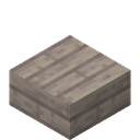 Poplar Slab.png: Inventory sprite for Poplar Slab in Minecraft as shown in-game linking to Poplar Slab with description: Poplar Slab