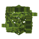Azalea Leaves.png: Inventory sprite for Azalea Leaves in Minecraft as shown in-game linking to Azalea Leaves with description: Azalea Leaves