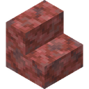 Cinnabar Stairs.png: Inventory sprite for Cinnabar Stairs in Minecraft as shown in-game linking to Cinnabar Stairs with description: Cinnabar Stairs