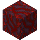 Crimson Hyphae.png: Inventory sprite for Crimson Hyphae in Minecraft as shown in-game linking to Crimson Hyphae with description: Crimson Hyphae