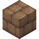 Mud Bricks.png: Inventory sprite for Mud Bricks in Minecraft as shown in-game linking to Mud Bricks with description: Mud Bricks