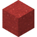 Red Concrete Powder.png: Inventory sprite for Red Concrete Powder in Minecraft as shown in-game linking to https://minecraft.wiki/w/Red_Concrete_Powder with description: Red Concrete Powder