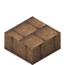 Mud Brick Slab.png: Inventory sprite for Mud Brick Slab in Minecraft as shown in-game linking to Mud Brick Slab with description: Mud Brick Slab
