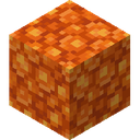 Block of Resin.png: Inventory sprite for Block of Resin in Minecraft as shown in-game linking to https://minecraft.wiki/w/Block_of_Resin with description: Block of Resin