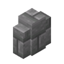 Stone Brick Wall.png: Inventory sprite for Stone Brick Wall in Minecraft as shown in-game linking to https://minecraft.wiki/w/Stone_Brick_Wall with description: Stone Brick Wall
