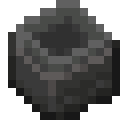 Minecart with Hopper.png: Inventory sprite for Minecart with Hopper in Minecraft as shown in-game linking to https://minecraft.wiki/w/Minecart_with_Hopper with description: Minecart with Hopper