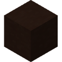 Black Terracotta.png: Inventory sprite for Black Terracotta in Minecraft as shown in-game linking to https://minecraft.wiki/w/Black_Terracotta with description: Black Terracotta