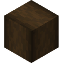 Stripped Dark Oak Wood.png: Inventory sprite for Stripped Dark Oak Wood in Minecraft as shown in-game linking to Stripped Dark Oak Wood with description: Stripped Dark Oak Wood