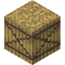 Hay Bale.png: Inventory sprite for Hay Bale in Minecraft as shown in-game linking to Hay Bale with description: Hay Bale