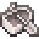 Pale Oak Boat.png: Inventory sprite for Pale Oak Boat in Minecraft as shown in-game linking to https://minecraft.wiki/w/Pale_Oak_Boat with description: Pale Oak Boat