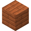 Acacia Planks.png: Inventory sprite for Acacia Planks in Minecraft as shown in-game linking to Acacia Planks with description: Acacia Planks