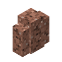 Granite Wall.png: Inventory sprite for Granite Wall in Minecraft as shown in-game linking to https://minecraft.wiki/w/Granite_Wall with description: Granite Wall