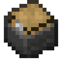 Minecart with Chest.png: Inventory sprite for Minecart with Chest in Minecraft as shown in-game linking to https://minecraft.wiki/w/Minecart_with_Chest with description: Minecart with Chest