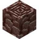 Ancient Debris.png: Inventory sprite for Ancient Debris in Minecraft as shown in-game with description: Ancient Debris