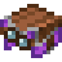 Purple Harness.png: Inventory sprite for Purple Harness in Minecraft as shown in-game linking to https://minecraft.wiki/w/Purple_Harness with description: Purple Harness