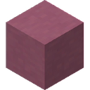 Magenta Terracotta.png: Inventory sprite for Magenta Terracotta in Minecraft as shown in-game linking to https://minecraft.wiki/w/Magenta_Terracotta with description: Magenta Terracotta