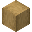 Stripped Oak Wood.png: Inventory sprite for Stripped Oak Wood in Minecraft as shown in-game linking to Stripped Oak Wood with description: Stripped Oak Wood