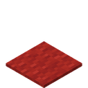 Red Carpet.png: Inventory sprite for Red Carpet in Minecraft as shown in-game linking to Red Carpet with description: Red Carpet