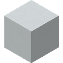 White Concrete.png: Inventory sprite for White Concrete in Minecraft as shown in-game linking to White Concrete with description: White Concrete
