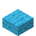 Light Blue Wool Slab.png: Inventory sprite for Light Blue Wool Slab in Minecraft as shown in-game linking to Light Blue Wool Slab with description: Light Blue Wool Slab