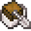 Pale Oak Boat with Chest.png: Inventory sprite for Pale Oak Boat with Chest in Minecraft as shown in-game linking to https://minecraft.wiki/w/Pale_Oak_Boat_with_Chest with description: Pale Oak Boat with Chest