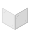 White Stained Glass.png: Inventory sprite for White Stained Glass in Minecraft as shown in-game linking to https://minecraft.wiki/w/White_Stained_Glass with description: White Stained Glass