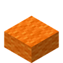 Orange Wool Slab.png: Inventory sprite for Orange Wool Slab in Minecraft as shown in-game linking to Orange Wool Slab with description: Orange Wool Slab