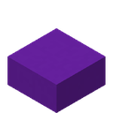 Purple Concrete Slab.png: Inventory sprite for Purple Concrete Slab in Minecraft as shown in-game with description: Purple Concrete Slab